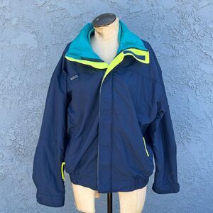 Vintage Columbia Bugaboo Jacket 90s Color block Windbreaker Hiking